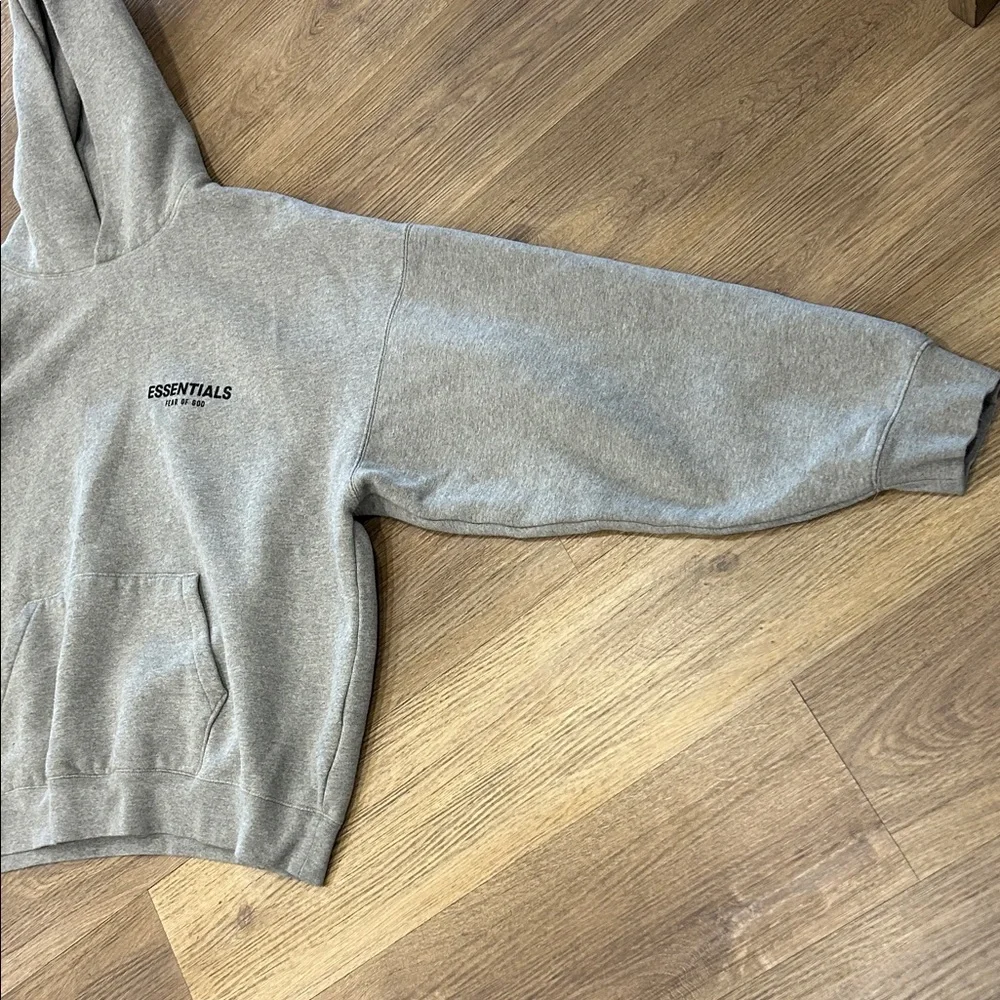 Fear of God Essentials Gray Hoodie - Picture 6 of 13